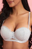 Redtag-Pale-Pink/Pale-Grey-Plain-Lace-Padded-Balconette-Bra-(2-Pack)-Balconette-Women's-