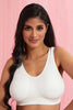 Redtag-Ivory/Pale-Pink-Plain-Padded-Comfort-Bra-(2-Pack)-Comfort-Bras-Women's-