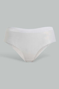 Redtag-Black/Beige/White-Plain-Boyleg-Brief-(3-Pack)-Briefs-Boyleg-Women's-