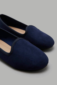 Redtag-Navy-Loafer-Loafers-Senior-Girls-5 to 14 Years