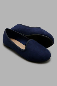 Redtag-Navy-Loafer-Loafers-Senior-Girls-5 to 14 Years