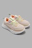 Redtag-Beige-Lace-Up-Trainer-Colour:Beige,-Filter:Girls-Footwear-(5-to-14-Yrs),-GSR-Trainers,-New-In,-New-In-GSR-FOO,-Non-Sale,-S22A,-Section:Kidswear-Senior-Girls-5 to 14 Years