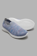 Load image into Gallery viewer, Redtag-Grey-Slip-On-Trainer-Colour:Grey,-Filter:Girls-Footwear-(5-to-14-Yrs),-GSR-Trainers,-New-In,-New-In-GSR-FOO,-Non-Sale,-S22A,-Section:Kidswear-Senior-Girls-5 to 14 Years
