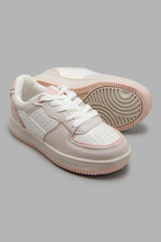 Load image into Gallery viewer, Redtag-White-Perforated-Sneaker-Colour:White,-Filter:Girls-Footwear-(5-to-14-Yrs),-GSR-Trainers,-New-In,-New-In-GSR-FOO,-Non-Sale,-S22A,-Section:Kidswear-Senior-Girls-5 to 14 Years
