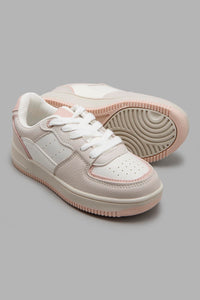 Redtag-White-Perforated-Sneaker-Colour:White,-Filter:Girls-Footwear-(5-to-14-Yrs),-GSR-Trainers,-New-In,-New-In-GSR-FOO,-Non-Sale,-S22A,-Section:Kidswear-Senior-Girls-5 to 14 Years