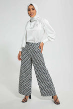 تنزيل الصورة على معرض الصور، Redtag-Geo-Print-Wideleg-Trouser-Trousers-Women&#39;s-
