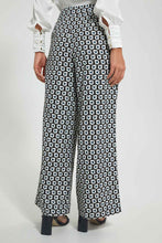 تنزيل الصورة على معرض الصور، Redtag-Geo-Print-Wideleg-Trouser-Trousers-Women&#39;s-
