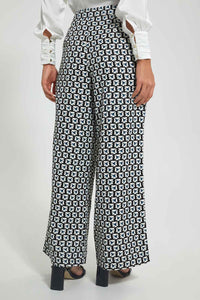 Redtag-Geo-Print-Wideleg-Trouser-Trousers-Women's-