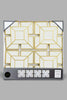 Redtag-Gold-Decorative-Raindrop-Wallmirror-Set(4Piece)-Mirrors-Home-Decor-