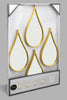 Redtag-Gold-Decorative-Wall-Mirror-Set(4Piece)-Mirrors-Home-Decor-