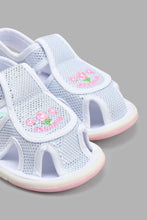 Load image into Gallery viewer, Redtag-White-Floral-Embroidered-Pump-Pumps-Infant-Girls-1 to 3 Years
