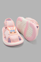 Load image into Gallery viewer, Redtag-Pink-Bunny-Trim-Pump-Pumps-Infant-Girls-1 to 3 Years
