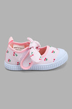 Load image into Gallery viewer, Redtag-Pink-Bow-Trim-Pump-Pumps-Infant-Girls-1 to 3 Years
