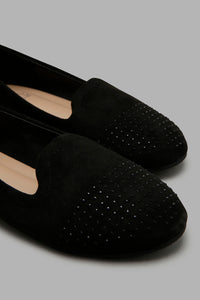 Redtag-Black-Loafer-Loafers-Senior-Girls-5 to 14 Years