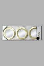 تنزيل الصورة على معرض الصور، Redtag-Gold-Floral-Decorative-Wall-Mirror-Set(3Piece)-Mirrors-Home-Decor-
