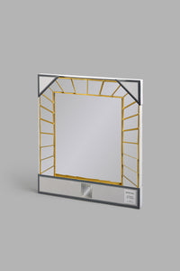 Redtag-Single-Decorative-Rectangle-Wall-Mirror-Wall-Mirrors-Home-Decor-