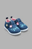 Redtag-Denim-Floral-Embroidered-Pump-Colour:Denim,-Filter:Girls-Footwear-(1-to-3-Yrs),-ING-Trainers,-New-In,-New-In-ING-FOO,-Non-Sale,-S22A,-Section:Kidswear-Infant-Girls-1 to 3 Years