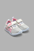 Load image into Gallery viewer, Redtag-White-Bow-Trim-Pump-Colour:White,-Filter:Girls-Footwear-(1-to-3-Yrs),-ING-Trainers,-New-In,-New-In-ING-FOO,-Non-Sale,-S22A,-Section:Kidswear-Infant-Girls-1 to 3 Years
