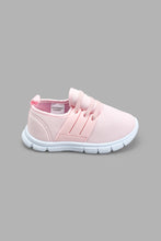 Load image into Gallery viewer, Redtag-Pale-Pink-Slip-On-Pump-Colour:Pink,-Filter:Girls-Footwear-(1-to-3-Yrs),-ING-Trainers,-New-In,-New-In-ING-FOO,-Non-Sale,-S22A,-Section:Kidswear-Infant-Girls-1 to 3 Years
