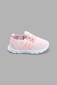 Redtag-Pale-Pink-Slip-On-Pump-Colour:Pink,-Filter:Girls-Footwear-(1-to-3-Yrs),-ING-Trainers,-New-In,-New-In-ING-FOO,-Non-Sale,-S22A,-Section:Kidswear-Infant-Girls-1 to 3 Years