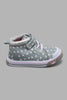 Redtag-Grey-High-Top-Pump-Colour:Grey,-Filter:Girls-Footwear-(1-to-3-Yrs),-ING-Trainers,-New-In,-New-In-ING-FOO,-Non-Sale,-S22A,-Section:Kidswear-Infant-Girls-1 to 3 Years