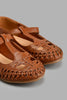 Redtag-Brown-T-Bar-Ballerina-Colour:Brown,-Filter:Girls-Footwear-(3-to-5-Yrs),-GIR-Casual-Shoes,-New-In,-New-In-GIR-FOO,-Non-Sale,-S22A,-Section:Kidswear-Girls-3 to 5 Years