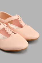 Load image into Gallery viewer, Redtag-Pale-Pink-T-Bar-Ballerina-Colour:Pink,-Filter:Girls-Footwear-(3-to-5-Yrs),-GIR-Casual-Shoes,-New-In,-New-In-GIR-FOO,-Non-Sale,-S22A,-Section:Kidswear-Girls-3 to 5 Years
