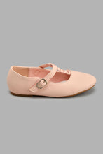 Load image into Gallery viewer, Redtag-Pale-Pink-T-Bar-Ballerina-Colour:Pink,-Filter:Girls-Footwear-(3-to-5-Yrs),-GIR-Casual-Shoes,-New-In,-New-In-GIR-FOO,-Non-Sale,-S22A,-Section:Kidswear-Girls-3 to 5 Years
