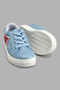 Redtag-Blue-Star-Trim-Sneaker-Colour:Blue,-Filter:Girls-Footwear-(3-to-5-Yrs),-GIR-Trainers,-New-In,-New-In-GIR-FOO,-Non-Sale,-S22A,-Section:Kidswear-Girls-3 to 5 Years