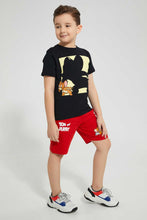 تنزيل الصورة على معرض الصور، Redtag-Red-Tom-And-Jerry-Elasticated-Waist-Short-Active-Shorts-Boys-2 to 8 Years
