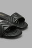 Redtag-Black-Quilt-Mule-Colour:Black,-Filter:Women's-Footwear,-New-In,-New-In-Women-FOO,-Non-Sale,-S22A,-Section:Women,-Women-Casual-Sandals-Women's-