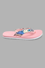 تنزيل الصورة على معرض الصور، Redtag-Pale-Pink-Leopard-Print-Flip-Flop-Flip-Flops-Senior-Girls-5 to 14 Years
