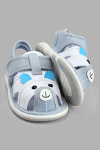 تنزيل الصورة على معرض الصور، Redtag-Blue-Bear-Trim-Pump-Pumps-Infant-Boys-1 to 3 Years
