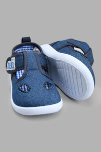 Redtag-Denim-Velcro-Strap-Pump-Pumps-Infant-Boys-1 to 3 Years