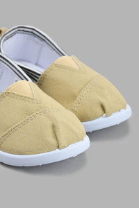 Redtag-Beige-Slip-On-Pump-Pumps-Infant-Boys-1 to 3 Years