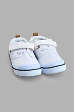 Load image into Gallery viewer, Redtag-White-Velcro-Strap-Pump-Colour:White,-Filter:Boys-Footwear-(1-to-3-Yrs),-INB-Trainers,-New-In,-New-In-INB-FOO,-Non-Sale,-S22B,-Section:Kidswear-Infant-Boys-1 to 3 Years
