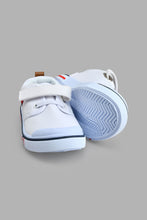 Load image into Gallery viewer, Redtag-White-Velcro-Strap-Pump-Colour:White,-Filter:Boys-Footwear-(1-to-3-Yrs),-INB-Trainers,-New-In,-New-In-INB-FOO,-Non-Sale,-S22B,-Section:Kidswear-Infant-Boys-1 to 3 Years
