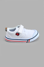 Load image into Gallery viewer, Redtag-White-Velcro-Strap-Pump-Colour:White,-Filter:Boys-Footwear-(1-to-3-Yrs),-INB-Trainers,-New-In,-New-In-INB-FOO,-Non-Sale,-S22B,-Section:Kidswear-Infant-Boys-1 to 3 Years
