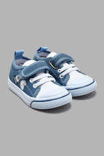 Load image into Gallery viewer, Redtag-Denim-Velcro-Strap-Pump-Colour:Denim,-Filter:Boys-Footwear-(1-to-3-Yrs),-INB-Trainers,-New-In,-New-In-INB-FOO,-Non-Sale,-S22A,-Section:Kidswear-Infant-Boys-1 to 3 Years
