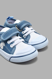 Redtag-Denim-Velcro-Strap-Pump-Colour:Denim,-Filter:Boys-Footwear-(1-to-3-Yrs),-INB-Trainers,-New-In,-New-In-INB-FOO,-Non-Sale,-S22A,-Section:Kidswear-Infant-Boys-1 to 3 Years