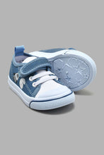 Load image into Gallery viewer, Redtag-Denim-Velcro-Strap-Pump-Colour:Denim,-Filter:Boys-Footwear-(1-to-3-Yrs),-INB-Trainers,-New-In,-New-In-INB-FOO,-Non-Sale,-S22A,-Section:Kidswear-Infant-Boys-1 to 3 Years
