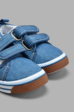 Load image into Gallery viewer, Redtag-Denim-Velcro-Strap-Pump-Colour:Denim,-Filter:Boys-Footwear-(1-to-3-Yrs),-INB-Trainers,-New-In,-New-In-INB-FOO,-Non-Sale,-S22A,-Section:Kidswear-Infant-Boys-1 to 3 Years
