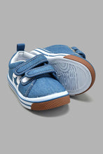 Load image into Gallery viewer, Redtag-Denim-Velcro-Strap-Pump-Colour:Denim,-Filter:Boys-Footwear-(1-to-3-Yrs),-INB-Trainers,-New-In,-New-In-INB-FOO,-Non-Sale,-S22A,-Section:Kidswear-Infant-Boys-1 to 3 Years
