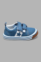 Load image into Gallery viewer, Redtag-Denim-Velcro-Strap-Pump-Colour:Denim,-Filter:Boys-Footwear-(1-to-3-Yrs),-INB-Trainers,-New-In,-New-In-INB-FOO,-Non-Sale,-S22A,-Section:Kidswear-Infant-Boys-1 to 3 Years
