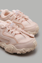 Load image into Gallery viewer, Redtag-Pink-Buckle-Lace-Trainer-Colour:pink,-Filter:Girls-Footwear-(3-to-5-Yrs),-GIR-Trainers,-New-In,-New-In-GIR-FOO,-Non-Sale,-S22A,-Section:Kidswear-Girls-3 to 5 Years
