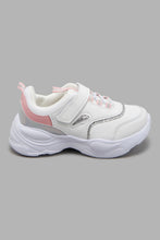 Load image into Gallery viewer, Redtag-White-Velcro-Strap-Sneaker-Colour:White,-Filter:Girls-Footwear-(3-to-5-Yrs),-GIR-Trainers,-New-In,-New-In-GIR-FOO,-Non-Sale,-S22A,-Section:Kidswear-Girls-3 to 5 Years
