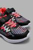 Redtag-Black-Colourful-Mesh-Trainer-Colour:Black,-Filter:Girls-Footwear-(3-to-5-Yrs),-GIR-Trainers,-New-In,-New-In-GIR-FOO,-Non-Sale,-S22A,-Section:Kidswear-Girls-3 to 5 Years