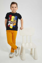 تنزيل الصورة على معرض الصور، Redtag-Black-Paw-Patrol-T-Shirt-All-Over-Prints-Boys-2 to 8 Years
