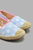 Redtag-Pale-Blue-Pom-Pom-Espadrilles-Ballerinas-Girls-3 to 5 Years