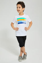 Load image into Gallery viewer, Redtag-White-Awesome-Paint-Print-Graphic-T-Shirt-Boys-T-Shirts,-Colour:White,-Filter:Boys-(2-to-8-Yrs),-New-In,-New-In-BOY,-Non-Sale,-S22B,-Section:Kidswear,-TBL-Boys-2 to 8 Years
